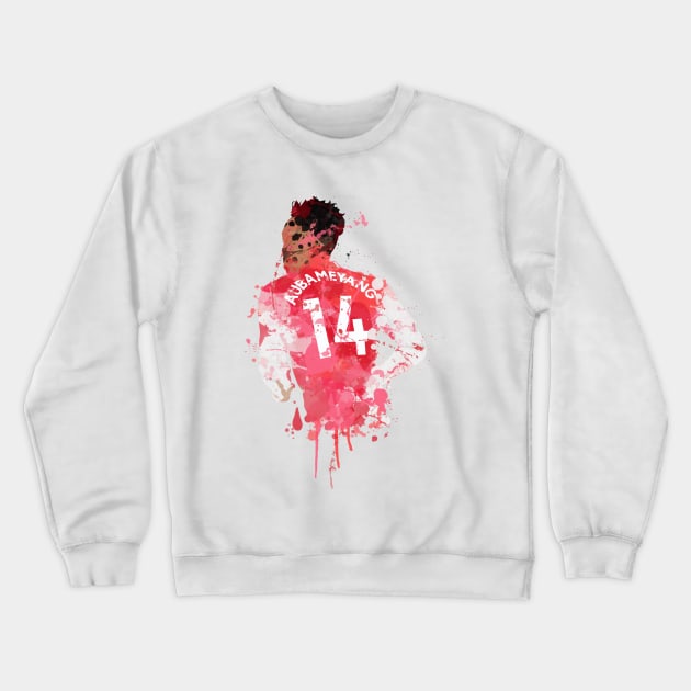 Aubameyang Art Crewneck Sweatshirt by FootballArcade